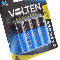 BLISTER 4 PCS PILAS ALCALINAS LR6 AA VOLTEN