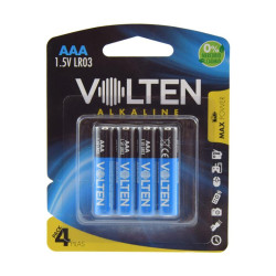 BLISTER 4 PCS PILAS ALCALINAS LR03 AAA VOLTEN