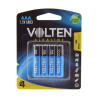 BLISTER 4 PCS PILAS ALCALINAS LR03 AAA VOLTEN