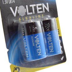 BLISTER 2 PCS PILAS ALCALINAS LR14 C VOLTEN
