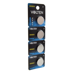 BLISTER 4 PCS PILAS LITIO CR2032 VOLTEN