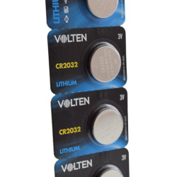 BLISTER 4 PCS PILAS LITIO CR2032 VOLTEN