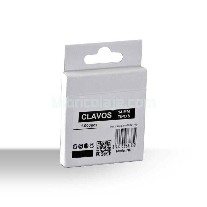 CAJA CLAVOS 14MM TIPO 8 1000PCS AIRMEC
