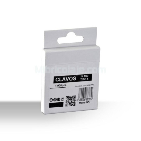 CAJA CLAVOS 14MM TIPO 8 1000PCS AIRMEC