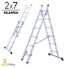 ESCALERA ALUMINIO AIRMEC 2 TRAMOS 2X7