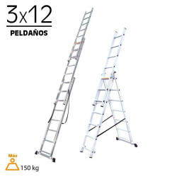 ESCALERA ALUMINIO AIRMEC 3 TRAMOS 3X12