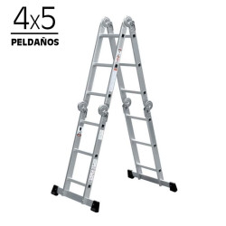 ESCALERA ALUMINIO MULTIPOSICION AIRMEC 4X5