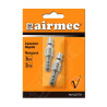 CONECTOR RAPIDO 8mm MANGUERA 2 PCS AIRMEC