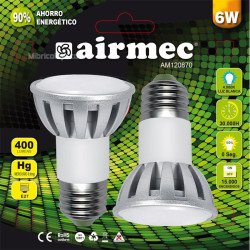 BOMBILLAS LED PACK 2 JDR 6W E27 LUZ BLANCA AIRMEC