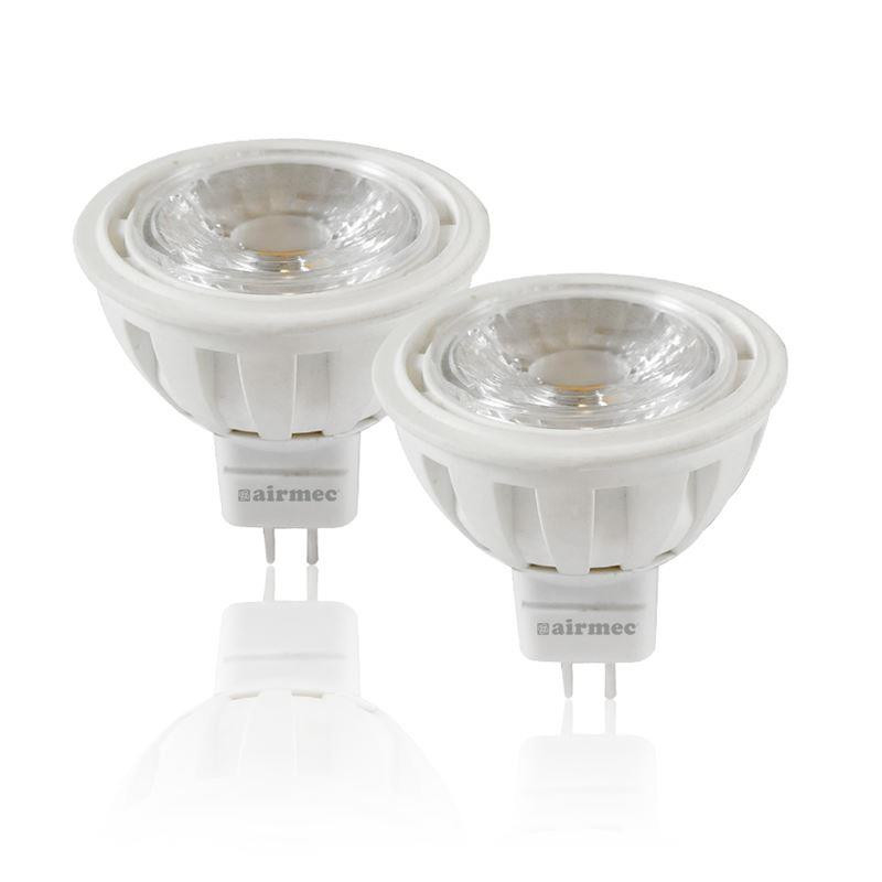 MR16 5W LUZ CALIDA PACK 2 BOMBILLAS LEDS AIRMEC