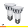 BOMBILLAS LED PACK 2 JDR 6W E27 LUZ CALIDA AIRMEC