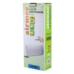 LUZ DE EMERGENCIA 10W 400 LUMENS LUZ FRIA AIRMEC