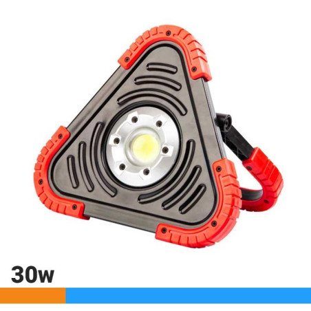 FOCO LED RECARGABLE EMERGENCIA 30W LUZ FRIA AIRMEC