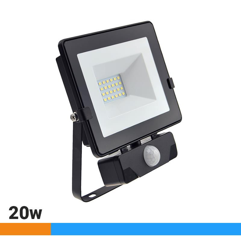 FOCO LED CON SENSOR 20W 1600 LUMENS LUZ FRIA AIRMEC