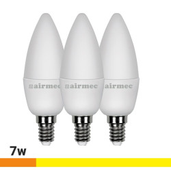 BOMBILLAS LED PACK 3 7W C37 E14 LUZ CALIDA AIRMEC