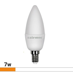 BOMBILLA LED 7W C37 E14 LUZ CALIDA BLANCA FRIA AIRMEC