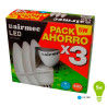 BOMBILLAS LED PACK 3 5W C37 E14 LUZ FRIA AIRMEC