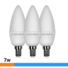 BOMBILLAS LED PACK 3 7W C37 E14 LUZ FRIA AIRMEC