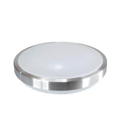 APLIQUE LED TECHO REDONDO PLATA 18W LUZ FRIA AIRMEC
