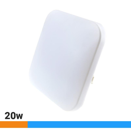 APLIQUE LED TECHO CUADRADO 20W LUZ FRIA AIRMEC