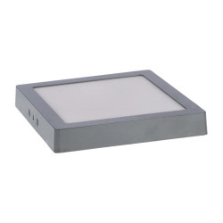 DOWNLIGHT CUADRADO GRIS SOBREPUESTO 18W LUZ FRIA AIRMEC