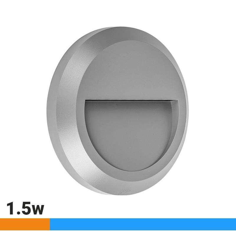 APLIQUE LED EXTERIOR REDONDO PLASTICO 15W LUZ FRIA AIRMEC