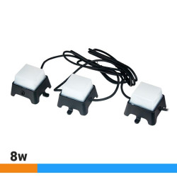 JUEGO 3 LUCES 8W 1500 LUMENS AIRMEC