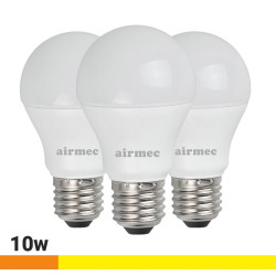 BOMBILLAS LED PACK 3 10W A60 E27 LUZ CALIDA AIRMEC