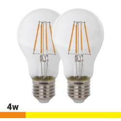 BOMBILLAS LED PACK 2 4W E27 LUZ CALIDA AIRMEC