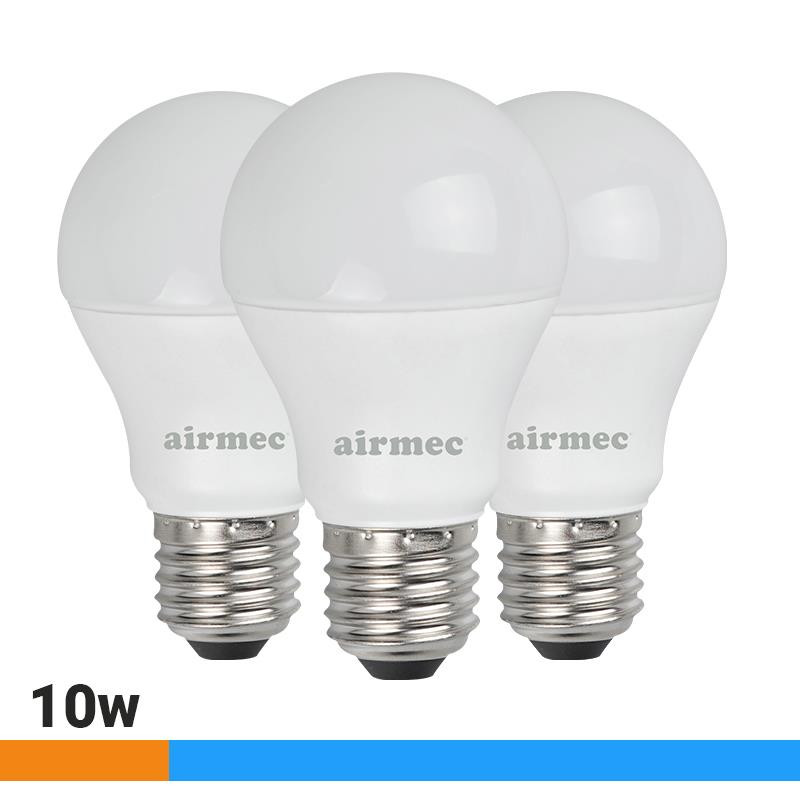 BOMBILLAS LED PACK 3 10W A60 E27 LUZ FRIA AIRMEC