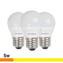 BOMBILLAS LED PACK 3 5W G45 E27 LUZ CALIDA AIRMEC