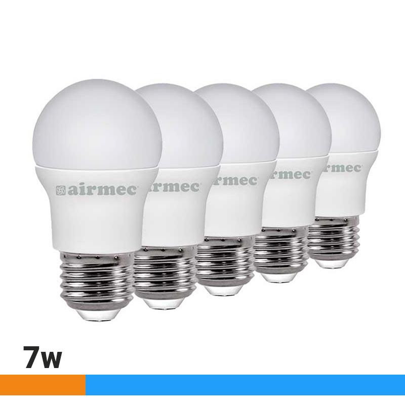 BOMBILLAS LED PACK 5 7W G45 E27 LUZ FRIA AIRMEC