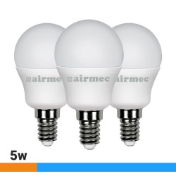 BOMBILLAS LED PACK 3 5W G45 E14 LUZ FRIA AIRMEC