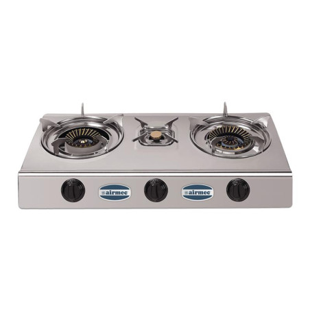 COCINA GAS 3 FUEGOS INOX AIRMEC