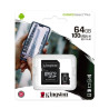 TARJETA MICROSD HC 64GB ADAPTADOR CANVAS SELECT PLUS CLASE 10 KINGSTON