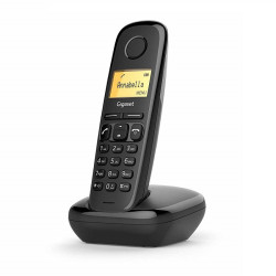 TELEFONO INALAMBRICO DECT A170 NEGRO LCD 15 FUNCION ALARMA GIGASET