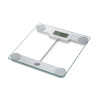 BASCULA DE BANO DE CRISTAL 150 KGS PANTALLA 78 X 36CM CUADRADO LARRYHOUSE