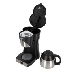 CAFETERA GOTEO 8 TAZAS 1000W INOX LARRYHOUSE