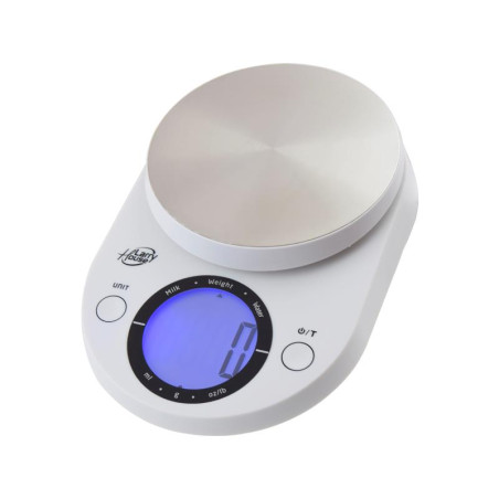 BASCULA DE COCINA DIGITAL 5 KGS CON PLATAFORMA ACERO INOXIDABLE LARRYHOUSE