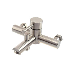 MONOMANDO DE BANERA INOX SERIE DIAMANTE BENOTTI