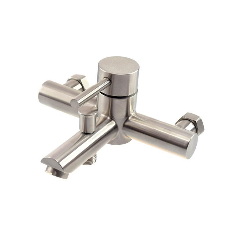 MONOMANDO DE BANERA INOX SERIE DIAMANTE BENOTTI
