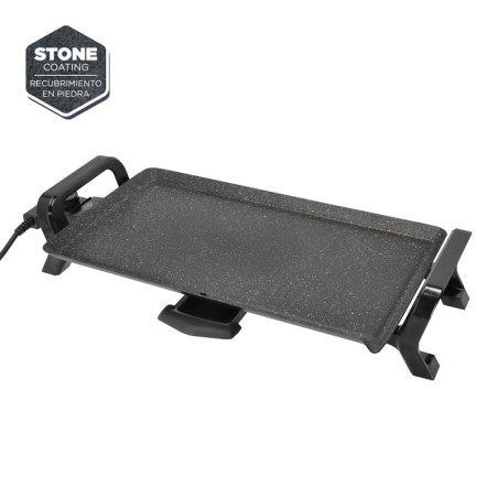 PLANCHA DE ASAR INOX 2000W PLACA LISA PIEDRA LARRYHOUSE