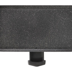 PLANCHA DE ASAR INOX 2000W PLACA LISA PIEDRA LARRYHOUSE