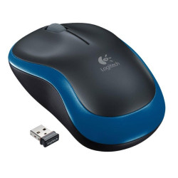 RATON INALAMBRICO M185 WIRELESS AZUL LOGITECH