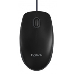 RATON CON CABLE B100 3 BOTONES SEGUIMIENTO OPTICO AMBIDIESTRO LOGITECH