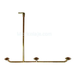 TUBO GAS CON TOMA MANGUERA COCINAS INOX AM120414 120655 130724 AIRMEC
