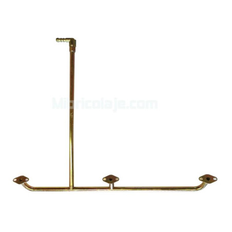 TUBO GAS CON TOMA MANGUERA COCINAS INOX AM120414 120655 130724 AIRMEC