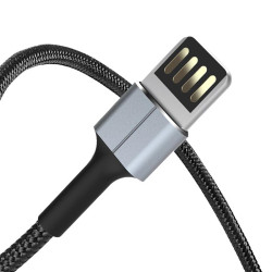 CABLE CARGA RAPIDA SLIM USB MICRO USB 24A 1 METRO NEGRO XO
