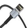 CABLE CARGA RAPIDA SLIM USB MICRO USB 24A 1 METRO NEGRO XO