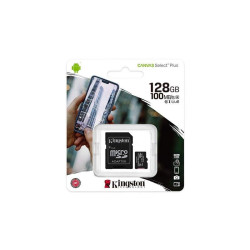 TARJETA MICROSD XC 128GB ADAPTADOR CANVAS SELECT PLUS KINGSTON
